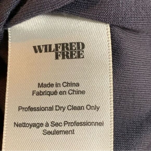 Wilfred Free by Aritzia Tiegan Shift Mini Dress Women’s Gray XS. - Picture 9 of 13